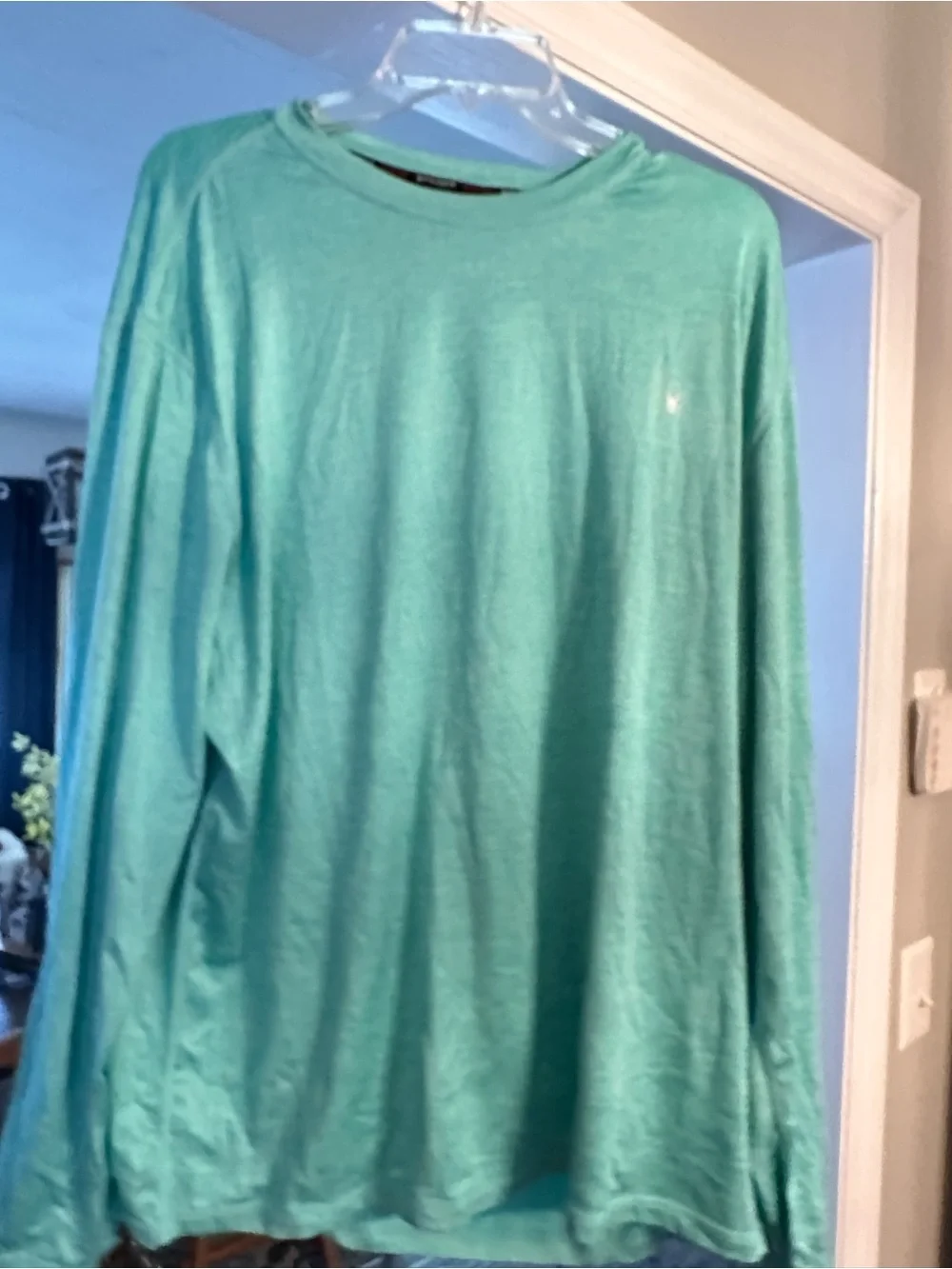 Spyder Mint Green Heather Rash Guard Tee
